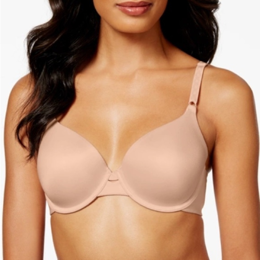 Warner's Bra Underwire Full Coverage Side Smoothing Support No Side Effects 1356